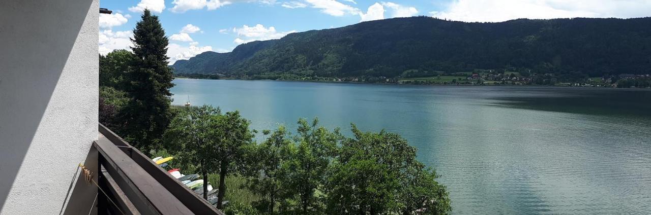 Anna Seeblick Appartement, Haus Haensel&Gretel Am Ossiachersee Mit Direktem Seezugang, Hallenbad Bodensdorf Extérieur photo