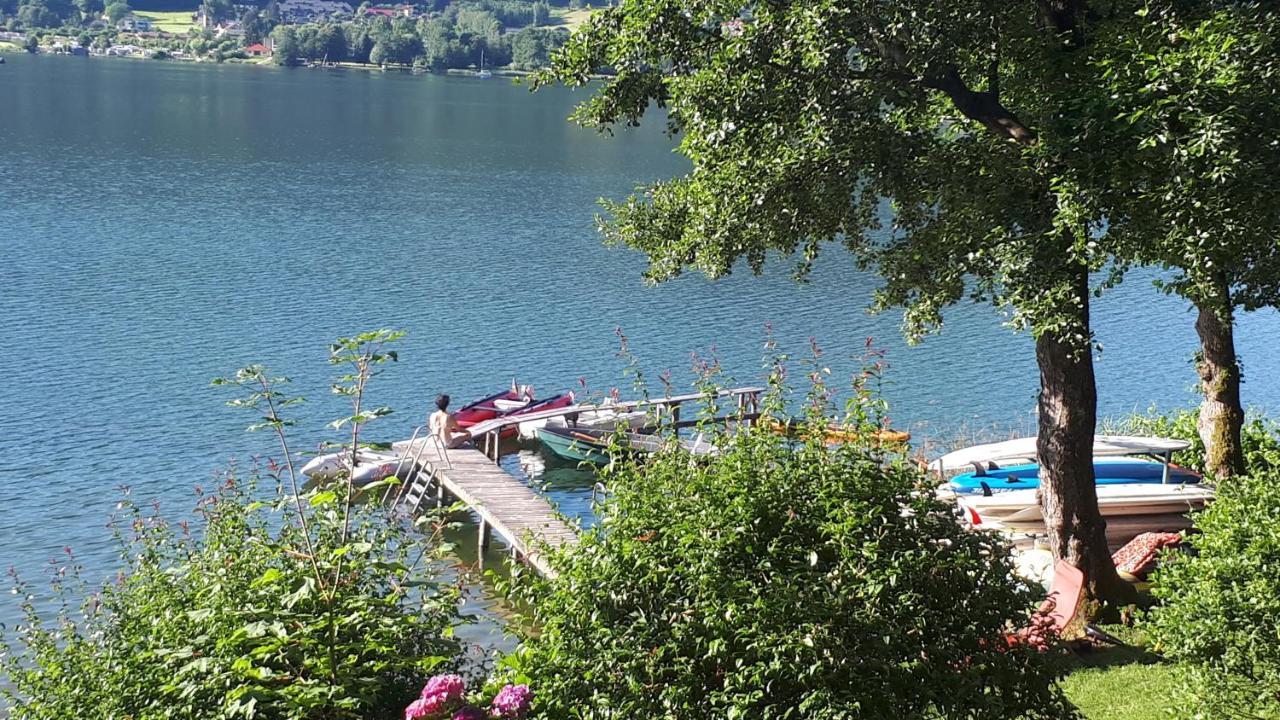 Anna Seeblick Appartement, Haus Haensel&Gretel Am Ossiachersee Mit Direktem Seezugang, Hallenbad Bodensdorf Extérieur photo