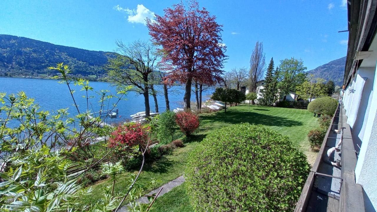 Anna Seeblick Appartement, Haus Haensel&Gretel Am Ossiachersee Mit Direktem Seezugang, Hallenbad Bodensdorf Extérieur photo