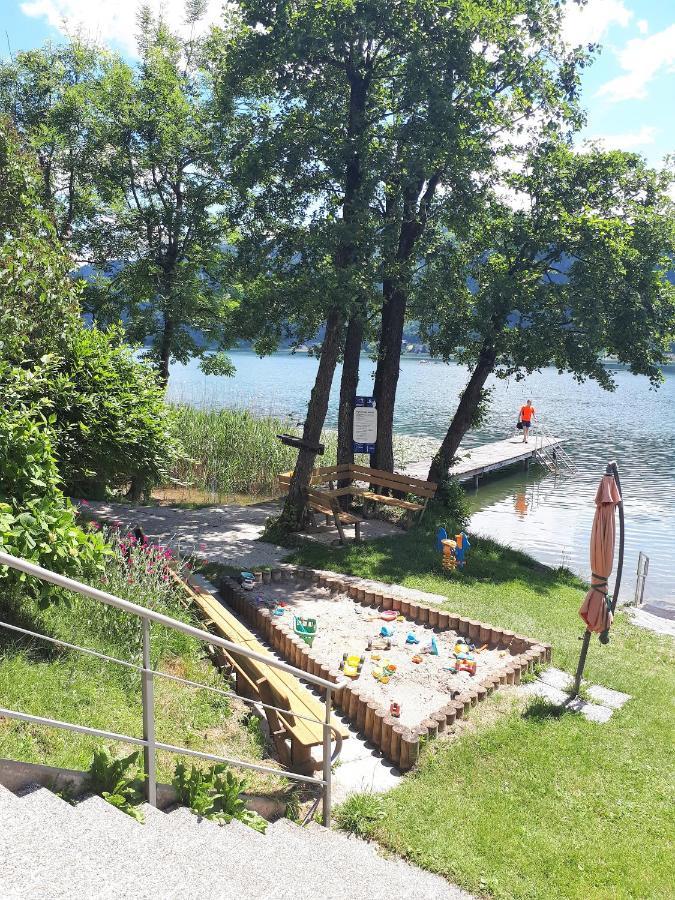 Anna Seeblick Appartement, Haus Haensel&Gretel Am Ossiachersee Mit Direktem Seezugang, Hallenbad Bodensdorf Extérieur photo